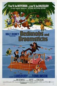 دانلود انیمیشن دوبله تخت‌خواب سحرآمیز Bedknobs and Broomsticks 1971