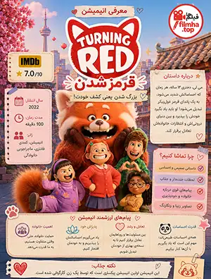 دانلود انیمیشن Turning Red دوبله فارسی