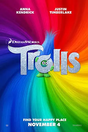 دانلود انیمیشن Trolls 2016 دوبله فارسی